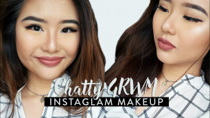 'Chatty GRWM | Instaglam Makeup (Kylie Jenner Inspired + Baking!)'