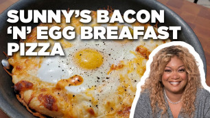 'Sunny\'s Easy Bacon \'n\' Egg Breakfast Pizza | Food Network'