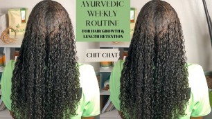 'Ayurvedic Weekly Wash Day Hair Care Regimen Routine|Chit Chat  Let\'s Talk Best Tips & Powders To Use'